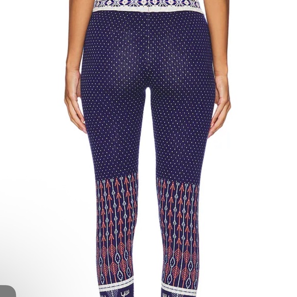 Free People Falala Leggings- Midnight Combo size XL - Picture 2 of 10